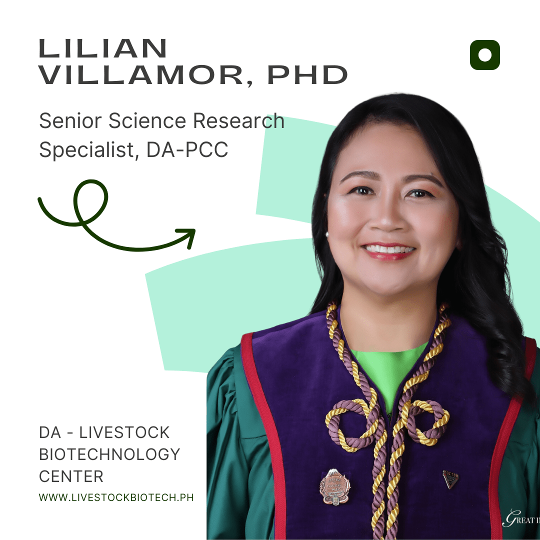 Lilian Villamor, PhD - Senior Science Research Specialist, DA - PCC